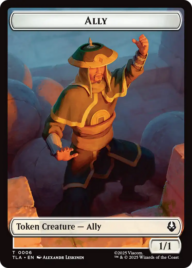 Ally (0006) // Bear Double-Sided Tokens [Avatar: The Last Airbender Tokens] | Exor Games Summserside