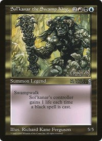 Sol'kanar the Swamp King (Oversized) [Oversize Cards] | Exor Games Summserside