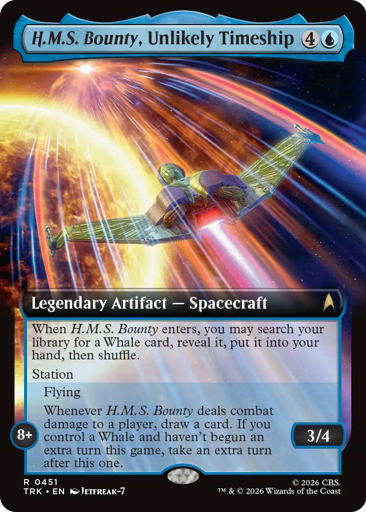 H.M.S. Bounty, Unlikely Timeship (Extended Art) [Star Trek] | Exor Games Summserside