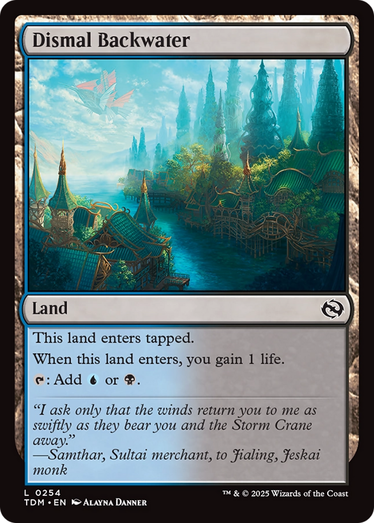 Dismal Backwater [Tarkir: Dragonstorm] | Exor Games Summserside