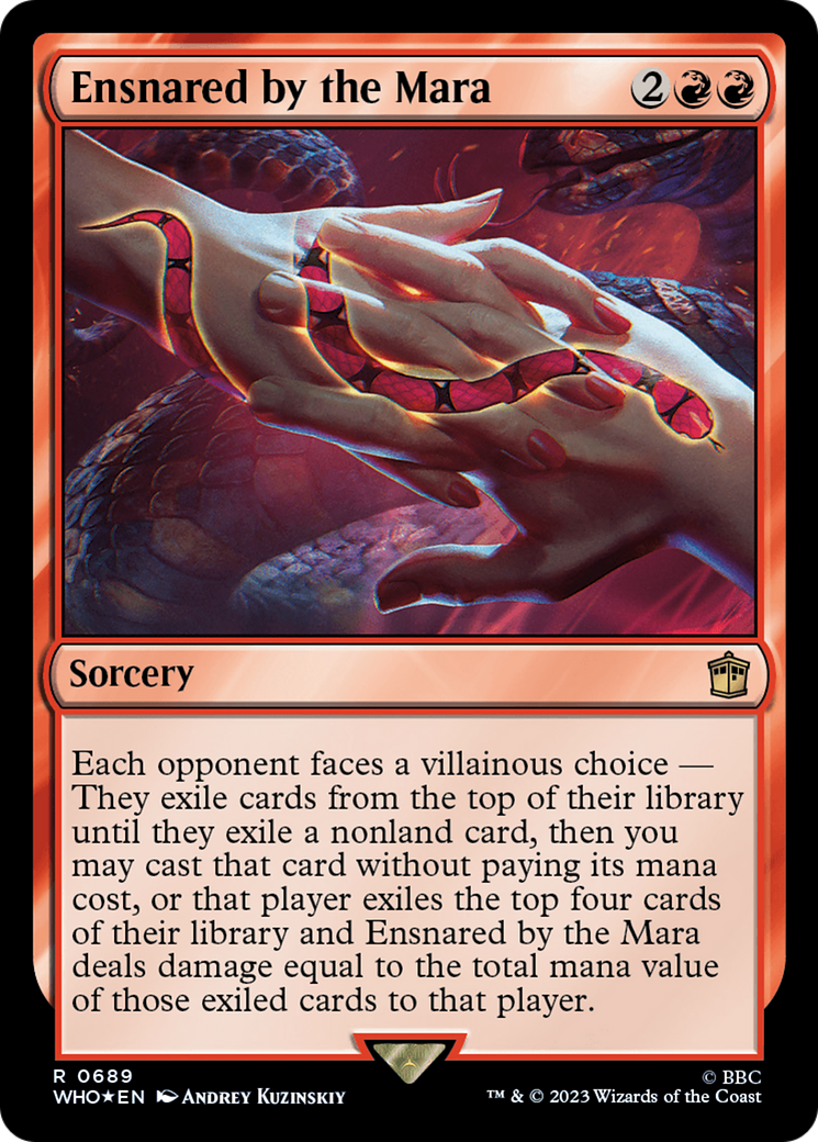 Ensnared by the Mara (Surge Foil) [Doctor Who] | Exor Games Summserside
