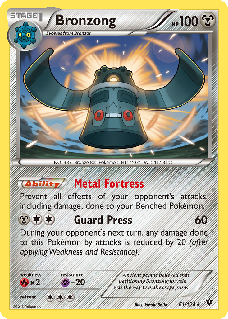Bronzong (61/124) [XY: Fates Collide] | Exor Games Summserside