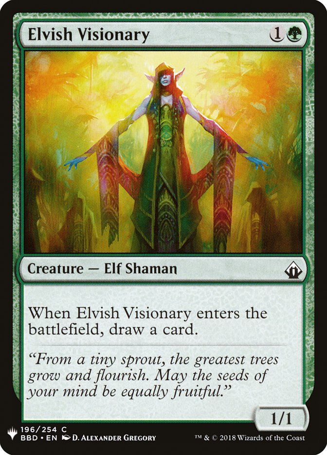 Elvish Visionary [Mystery Booster] | Exor Games Summserside