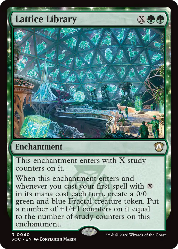 Lattice Library [Secrets of Strixhaven Commander] | Exor Games Summserside