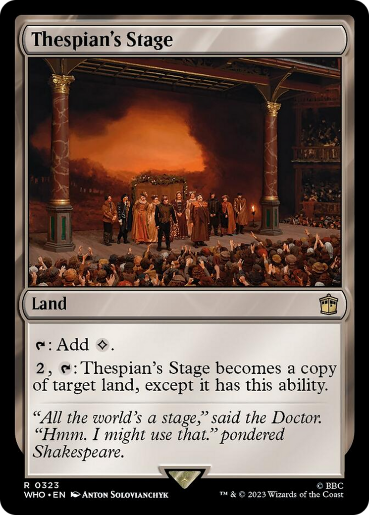 Thespian's Stage [Doctor Who] | Exor Games Summserside
