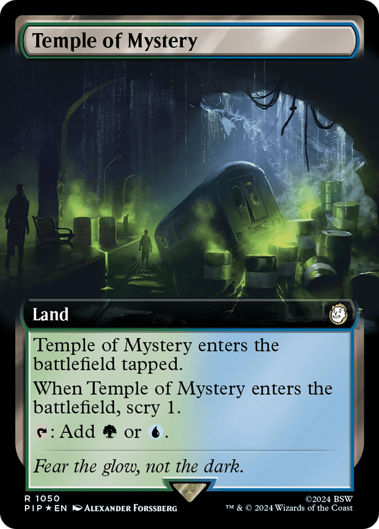 Temple of Mystery (Extended Art) (Surge Foil) [Fallout] | Exor Games Summserside