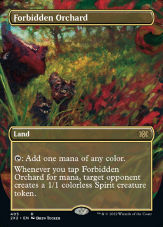 Forbidden Orchard (Borderless Alternate Art) [Double Masters 2022] | Exor Games Summserside