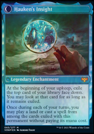 Jacob Hauken, Inspector // Hauken's Insight [Innistrad: Crimson Vow Prerelease Promos] | Exor Games Summserside