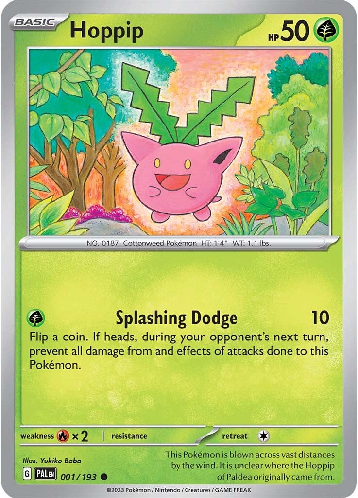 Hoppip (001/193) [Scarlet & Violet: Paldea Evolved] | Exor Games Summserside