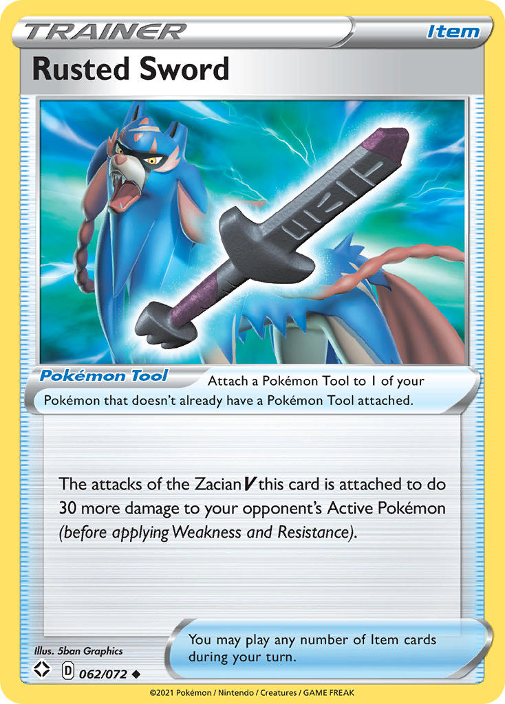 Rusted Sword (062/072) [Sword & Shield: Shining Fates] | Exor Games Summserside