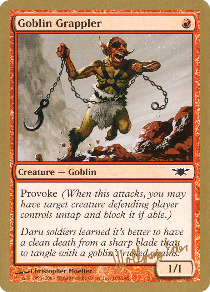 Goblin Grappler (Wolfgang Eder) [World Championship Decks 2003] | Exor Games Summserside