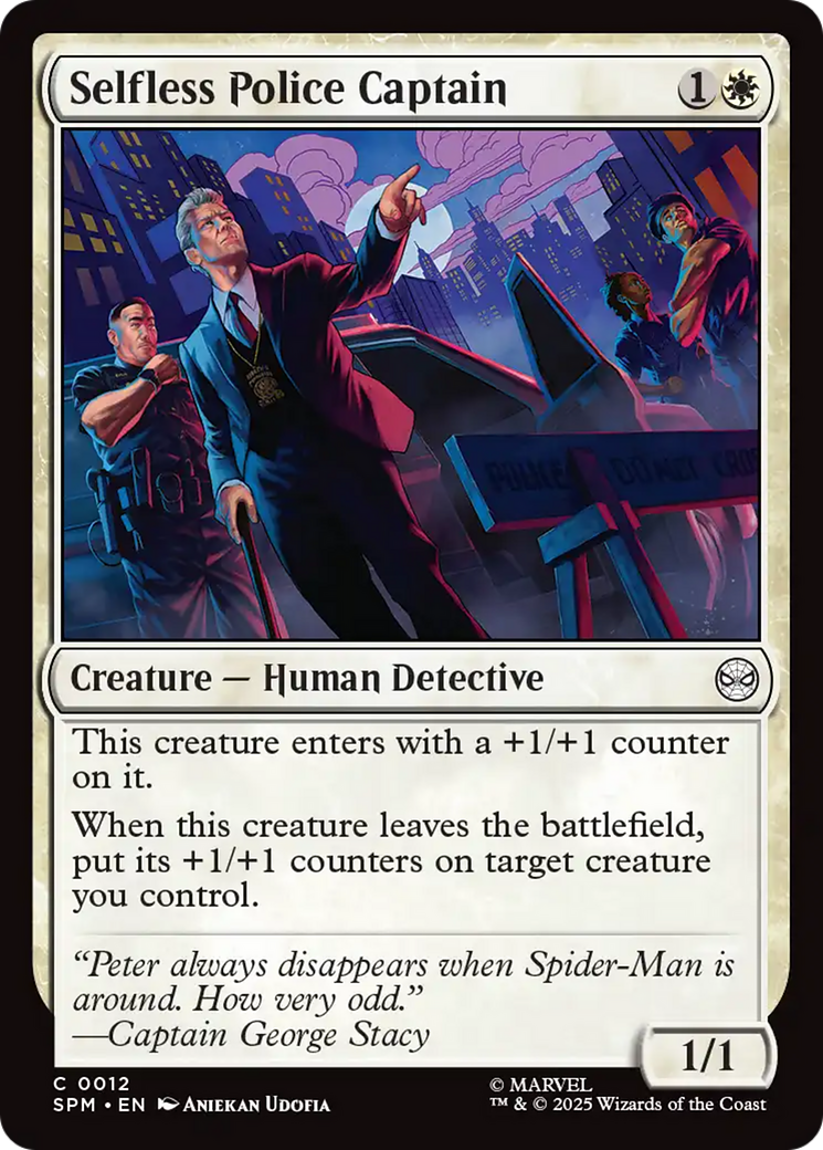 Selfless Police Captain [Marvel's Spider-Man] | Exor Games Summserside