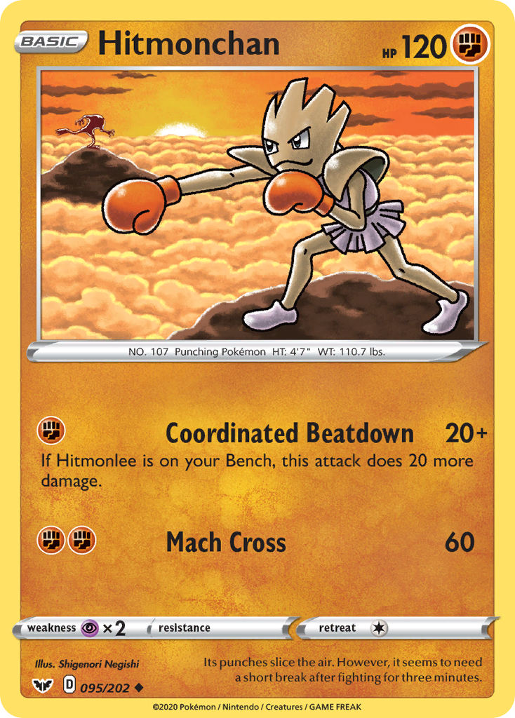 Hitmonchan (095/202) [Sword & Shield: Base Set] | Exor Games Summserside