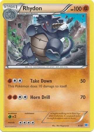 Rhydon (4/30) [XY: Trainer Kit 2 - Latios] | Exor Games Summserside