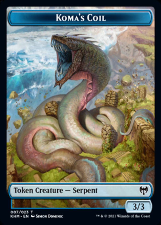 Koma's Coil Token [Kaldheim Tokens] | Exor Games Summserside