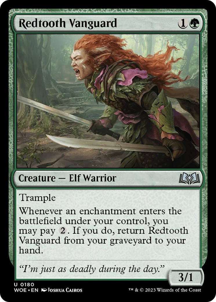 Redtooth Vanguard [Wilds of Eldraine] | Exor Games Summserside