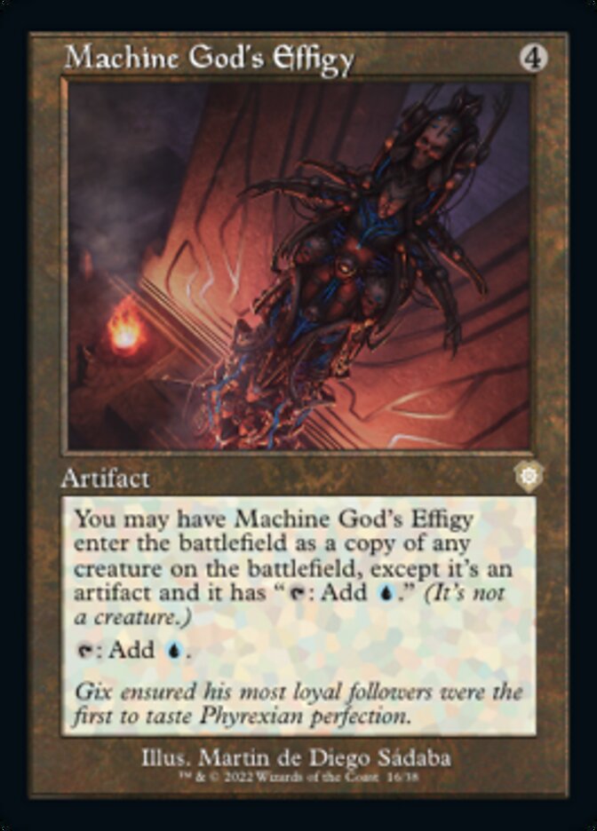 Machine God's Effigy (Retro) [The Brothers' War Commander] | Exor Games Summserside