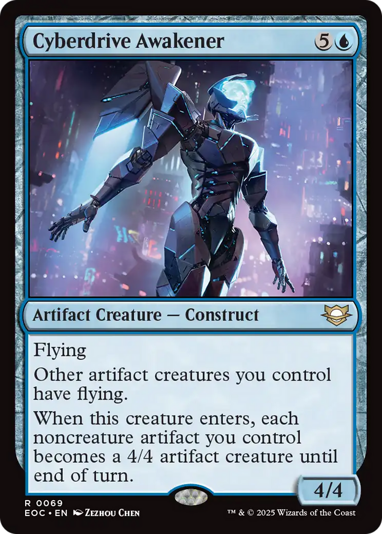 Cyberdrive Awakener [Edge of Eternities Commander] | Exor Games Summserside