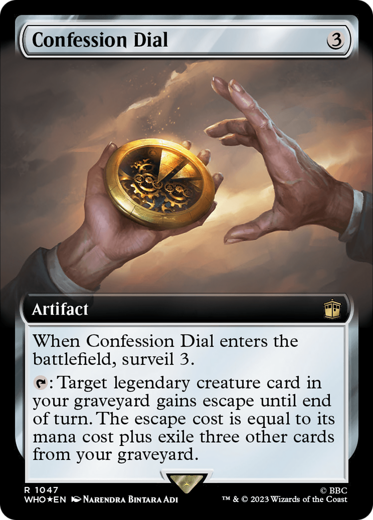 Confession Dial (Extended Art) (Surge Foil) [Doctor Who] | Exor Games Summserside