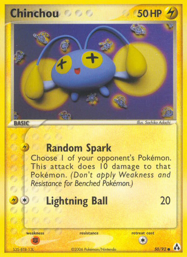 Chinchou (50/92) [EX: Legend Maker] | Exor Games Summserside