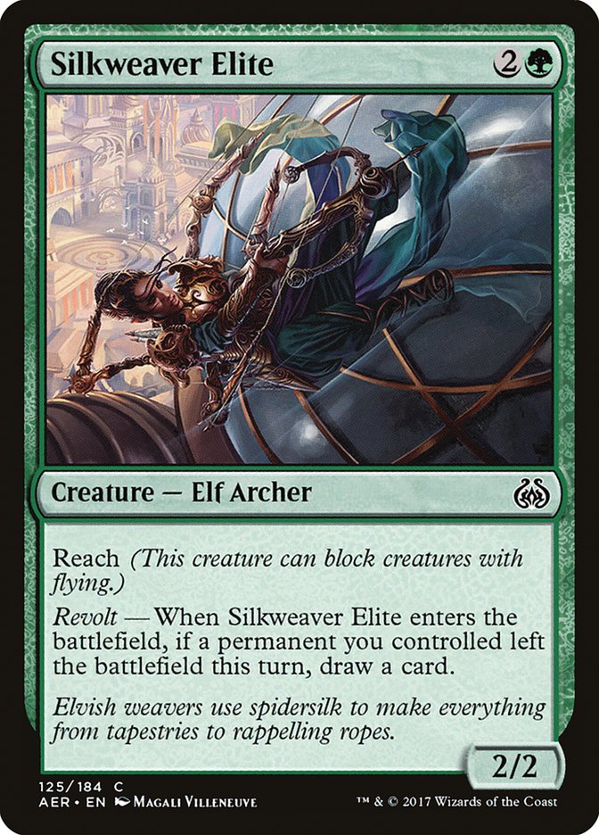 Silkweaver Elite [Aether Revolt] | Exor Games Summserside