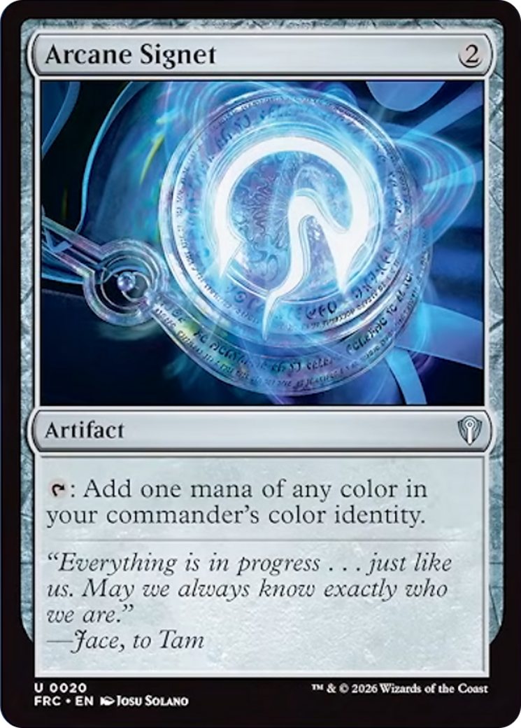 Arcane Signet [Reality Fracture Commander] | Exor Games Summserside