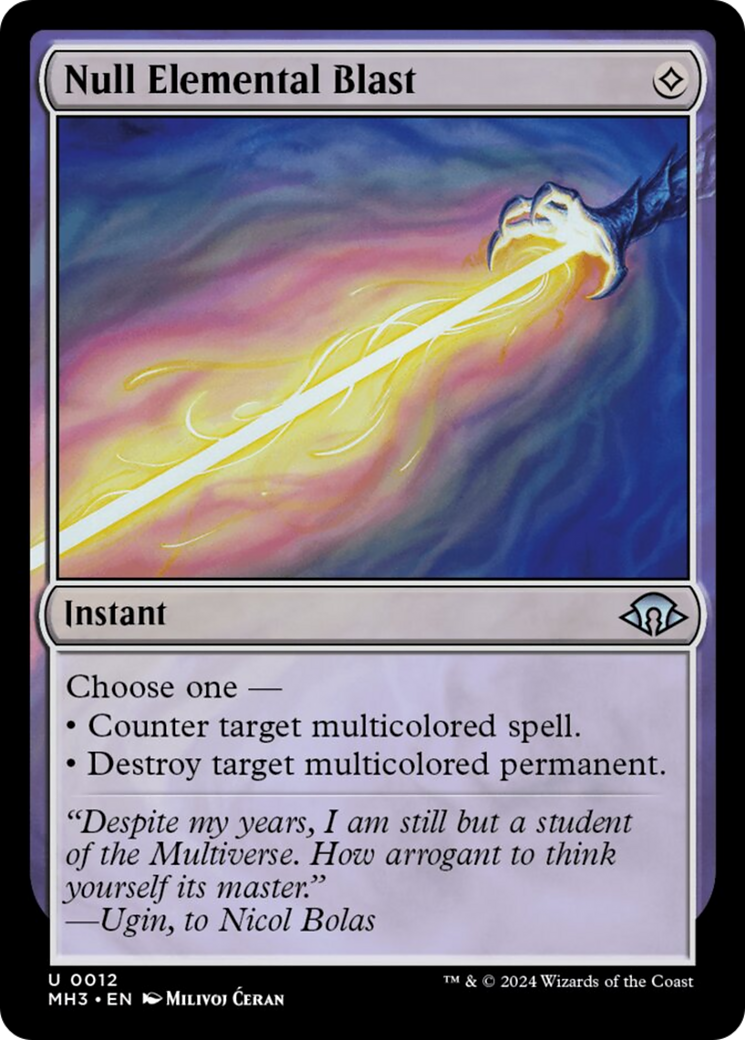 Null Elemental Blast [Modern Horizons 3] | Exor Games Summserside