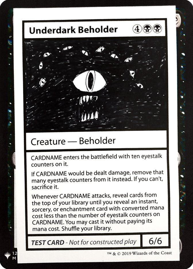 Underdark Beholder [Mystery Booster Playtest Cards] | Exor Games Summserside