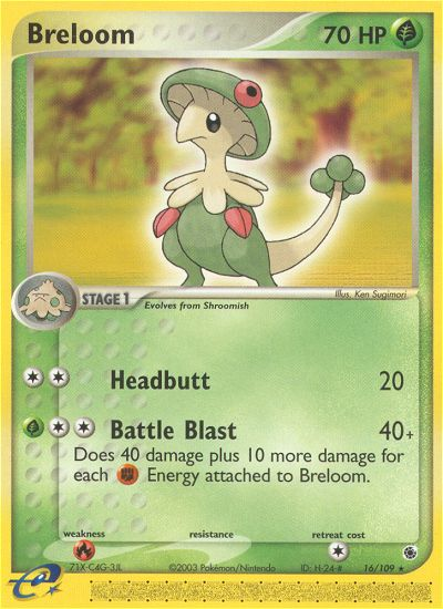 Breloom (16/109) [EX: Ruby & Sapphire] | Exor Games Summserside