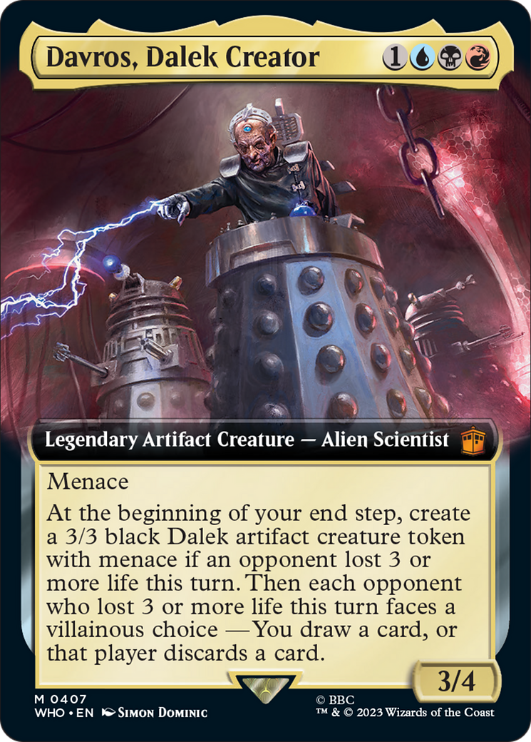Davros, Dalek Creator (Extended Art) [Doctor Who] | Exor Games Summserside