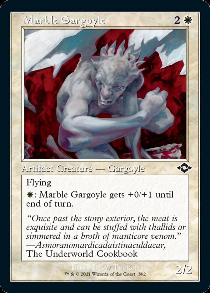 Marble Gargoyle (Retro Foil Etched) [Modern Horizons 2] | Exor Games Summserside