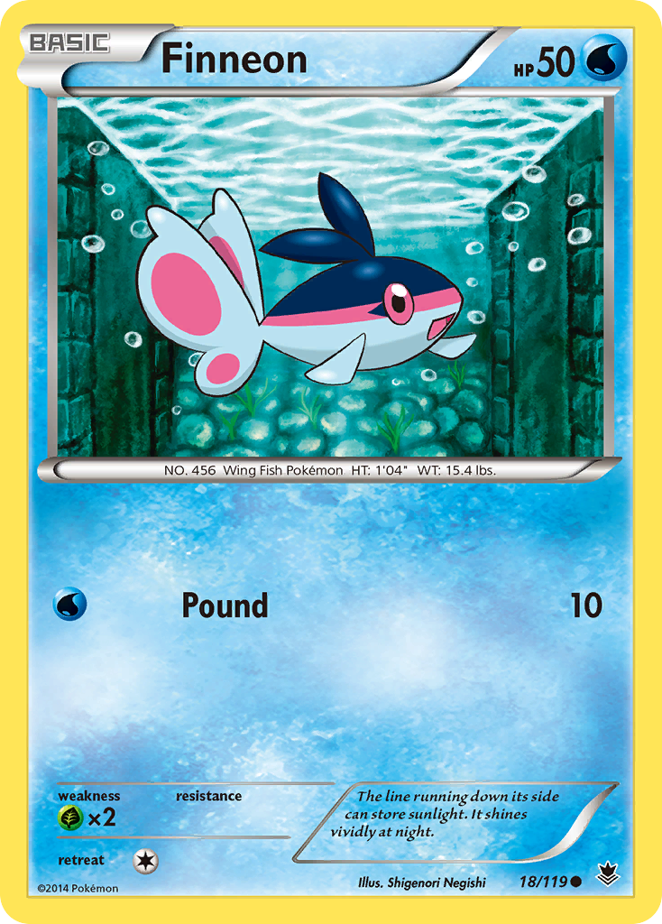 Finneon (18/119) [XY: Phantom Forces] | Exor Games Summserside