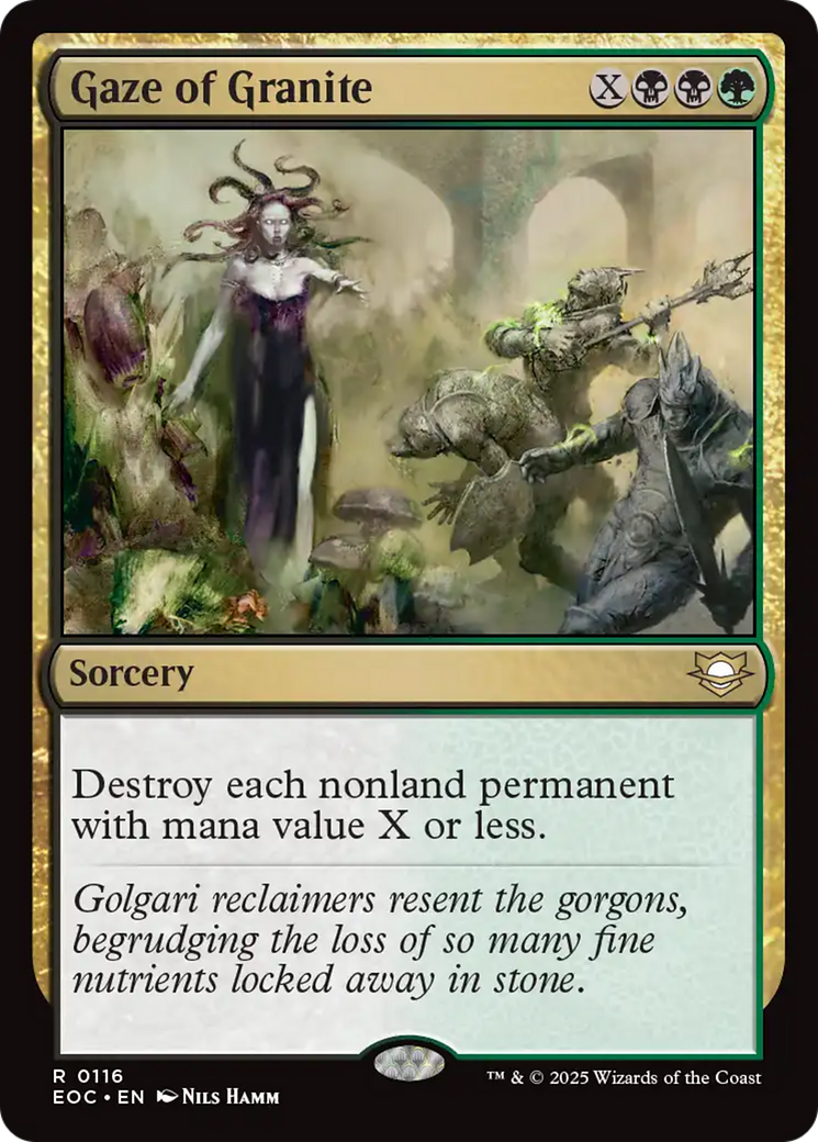 Gaze of Granite [Edge of Eternities Commander] | Exor Games Summserside