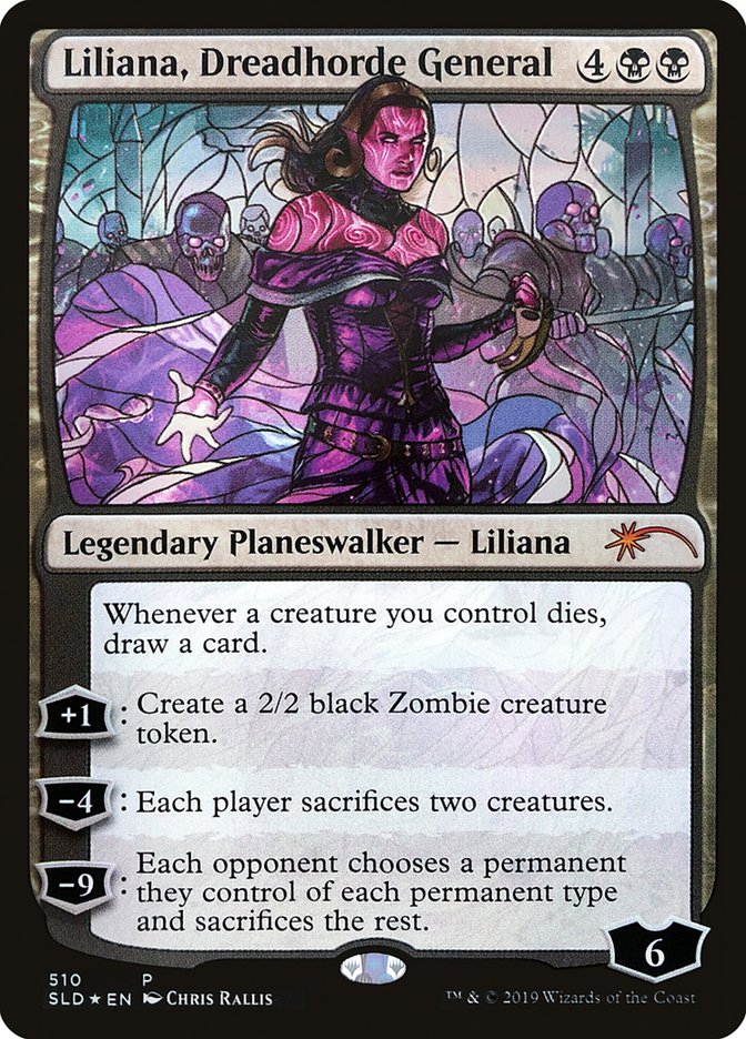 Liliana, Dreadhorde General (Stained Glass) [Secret Lair Drop Promos] | Exor Games Summserside