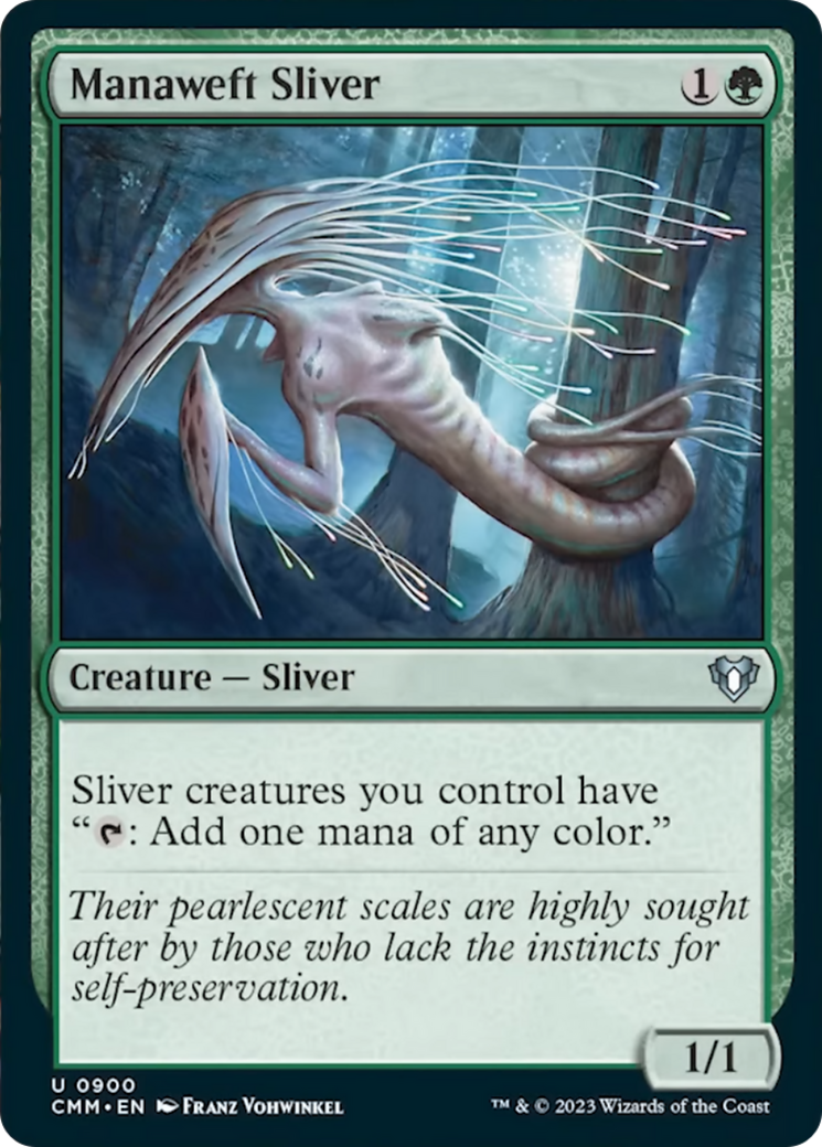 Manaweft Sliver [Commander Masters] | Exor Games Summserside