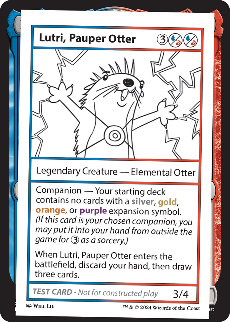 Lutri, Pauper Otter [Mystery Booster 2 Playtest Cards] | Exor Games Summserside