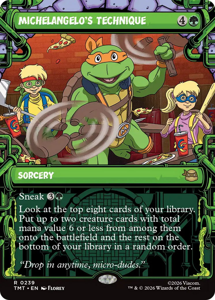 Michelangelo's Technique (Showcase) [Teenage Mutant Ninja Turtles] | Exor Games Summserside