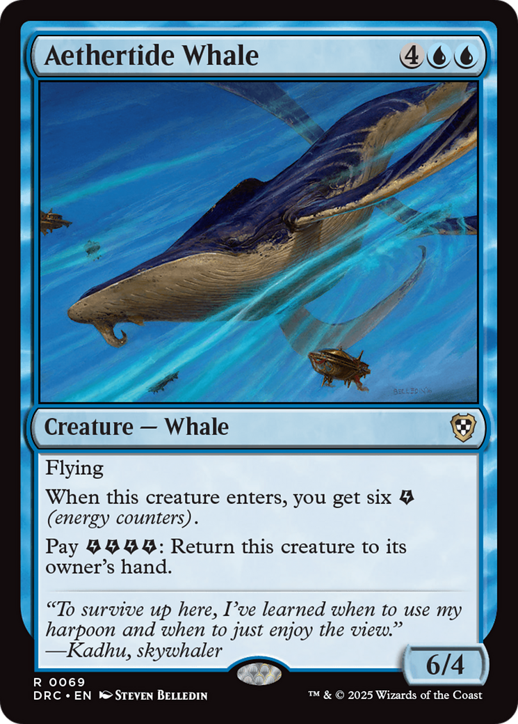 Aethertide Whale [Aetherdrift Commander] | Exor Games Summserside