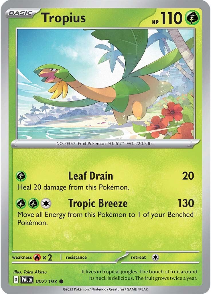 Tropius (007/193) [Scarlet & Violet: Paldea Evolved] | Exor Games Summserside