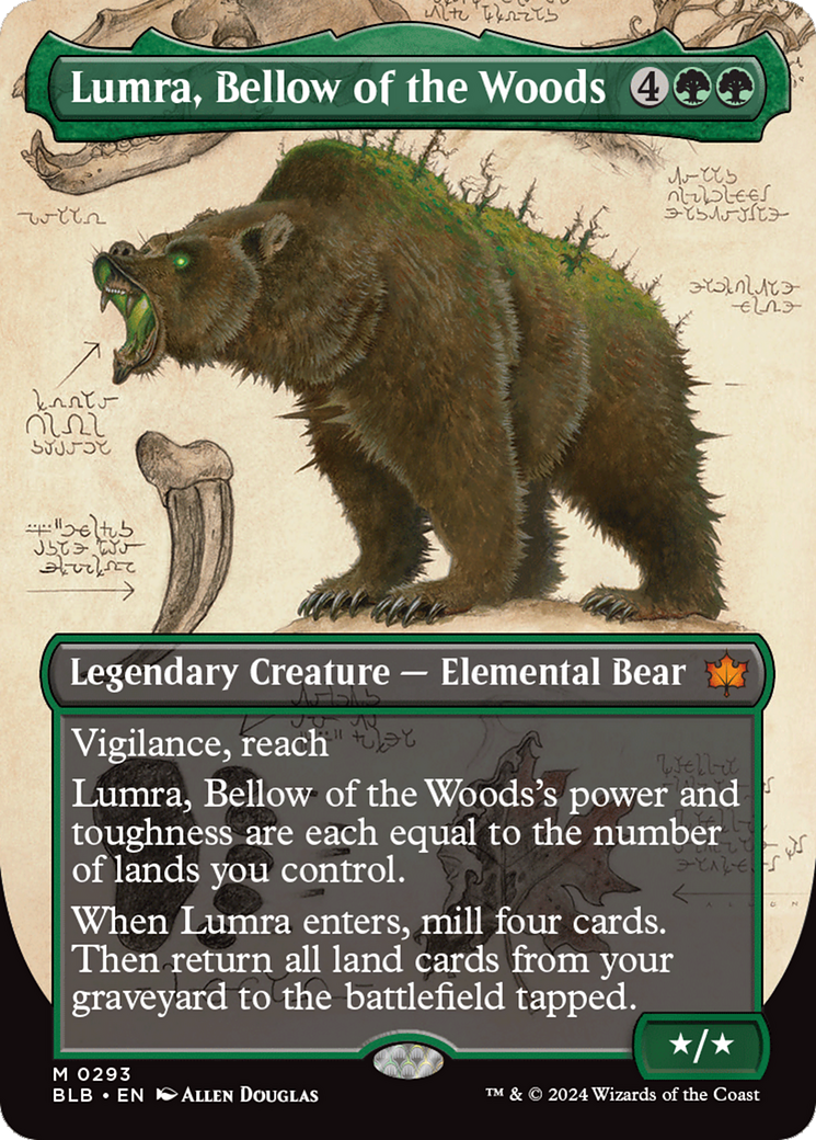 Lumra, Bellow of the Woods (Borderless) (0293) [Bloomburrow] | Exor Games Summserside