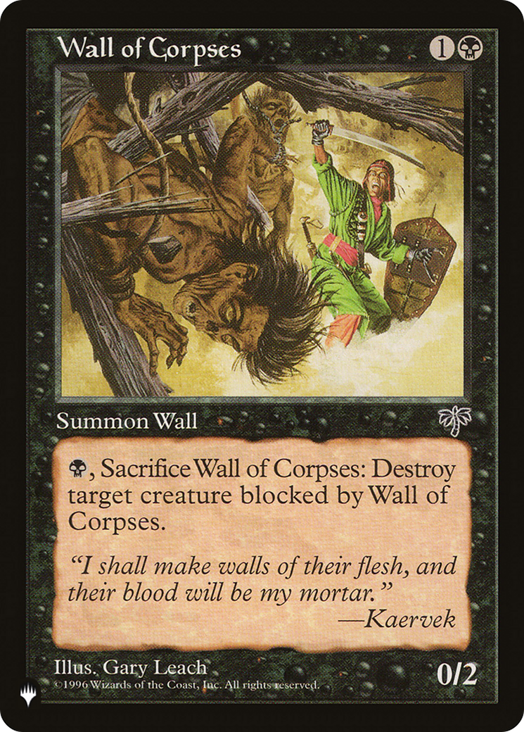 Wall of Corpses [The List Reprints] | Exor Games Summserside