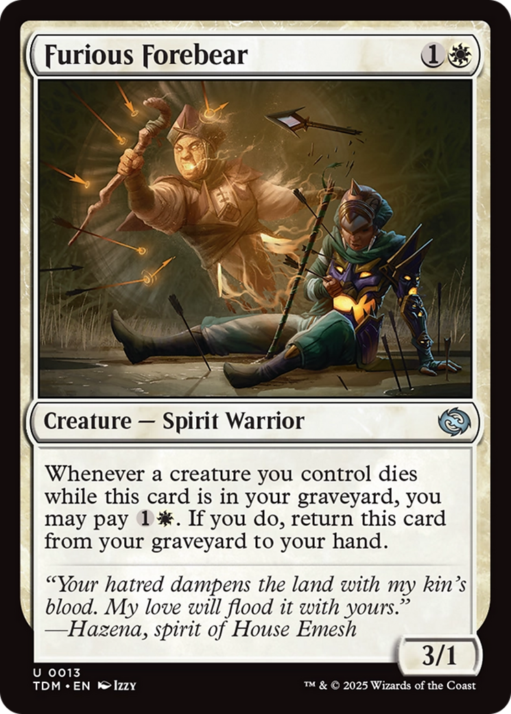 Furious Forebear [Tarkir: Dragonstorm] | Exor Games Summserside