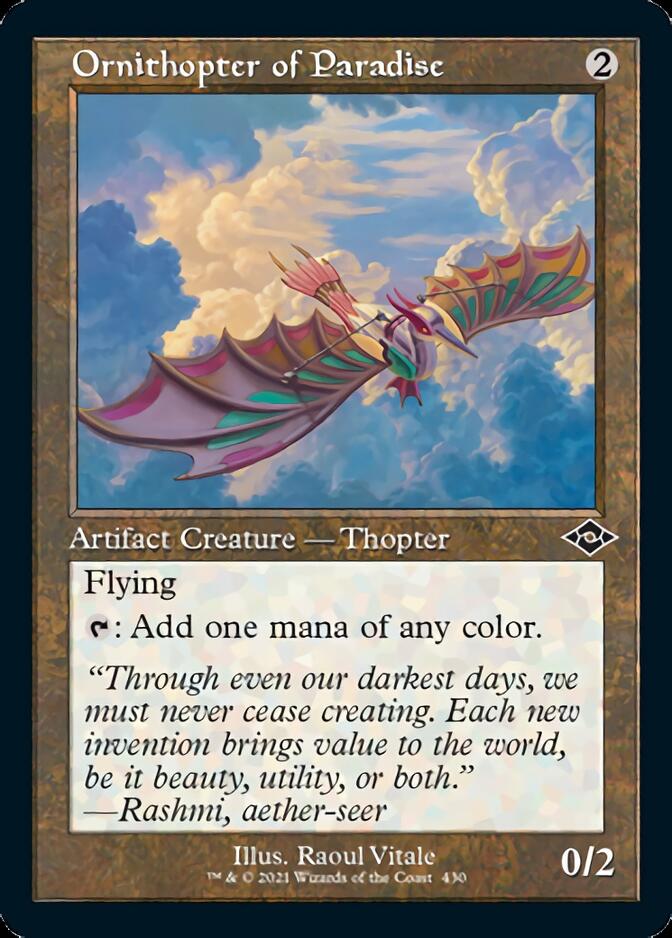 Ornithopter of Paradise (Retro Foil Etched) [Modern Horizons 2] | Exor Games Summserside