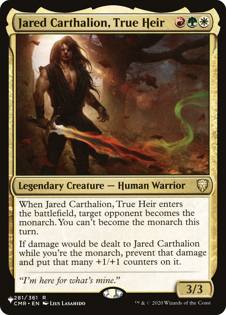 Jared Carthalion, True Heir [The List] | Exor Games Summserside