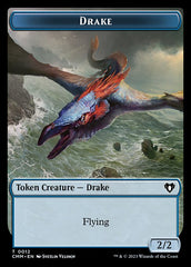 Spirit (0010) // Drake Double-Sided Token [Commander Masters Tokens] | Exor Games Summserside