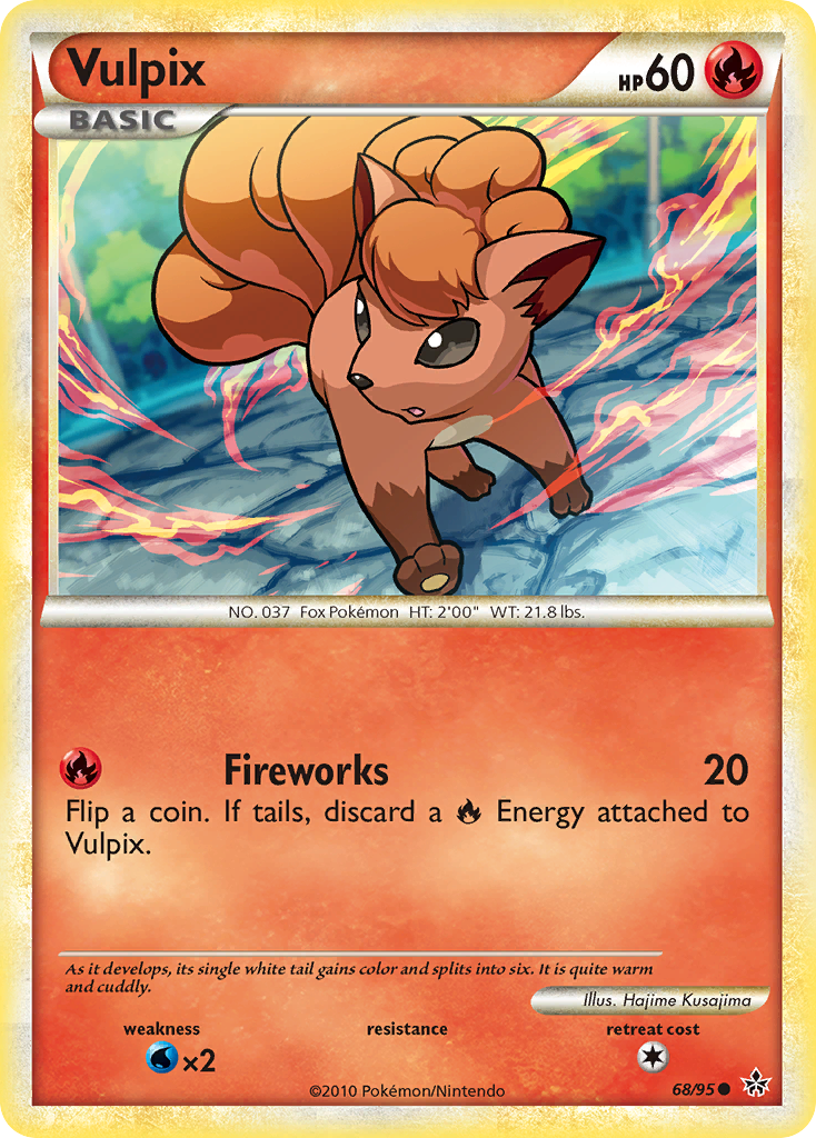 Vulpix (68/95) [HeartGold & SoulSilver: Unleashed] | Exor Games Summserside