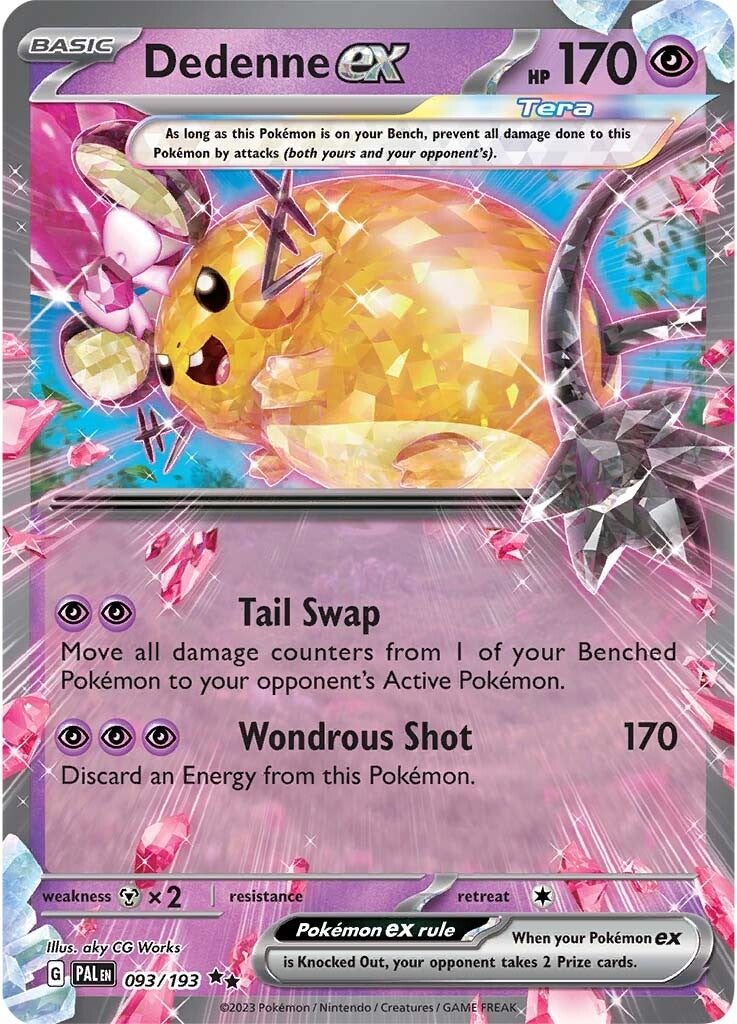 Dedenne ex (093/193) [Scarlet & Violet: Paldea Evolved] | Exor Games Summserside