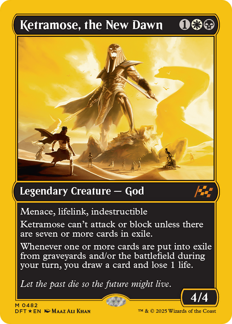 Ketramose, the New Dawn (First-Place Foil) [Aetherdrift] | Exor Games Summserside