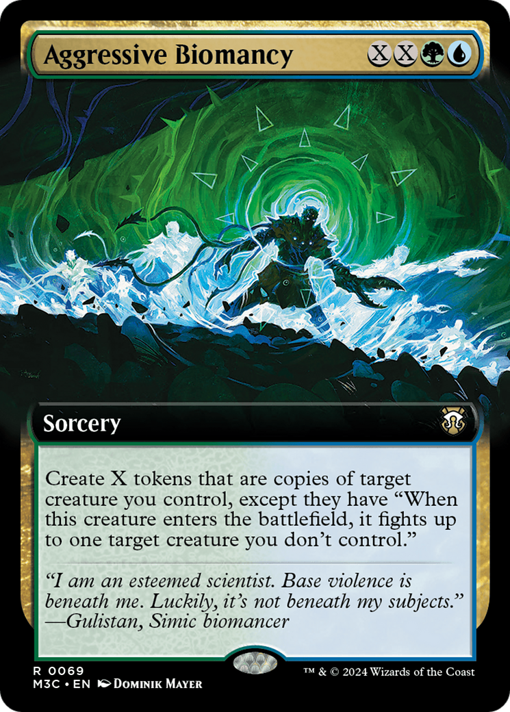 Aggressive Biomancy (Extended Art) [Modern Horizons 3 Commander] | Exor Games Summserside