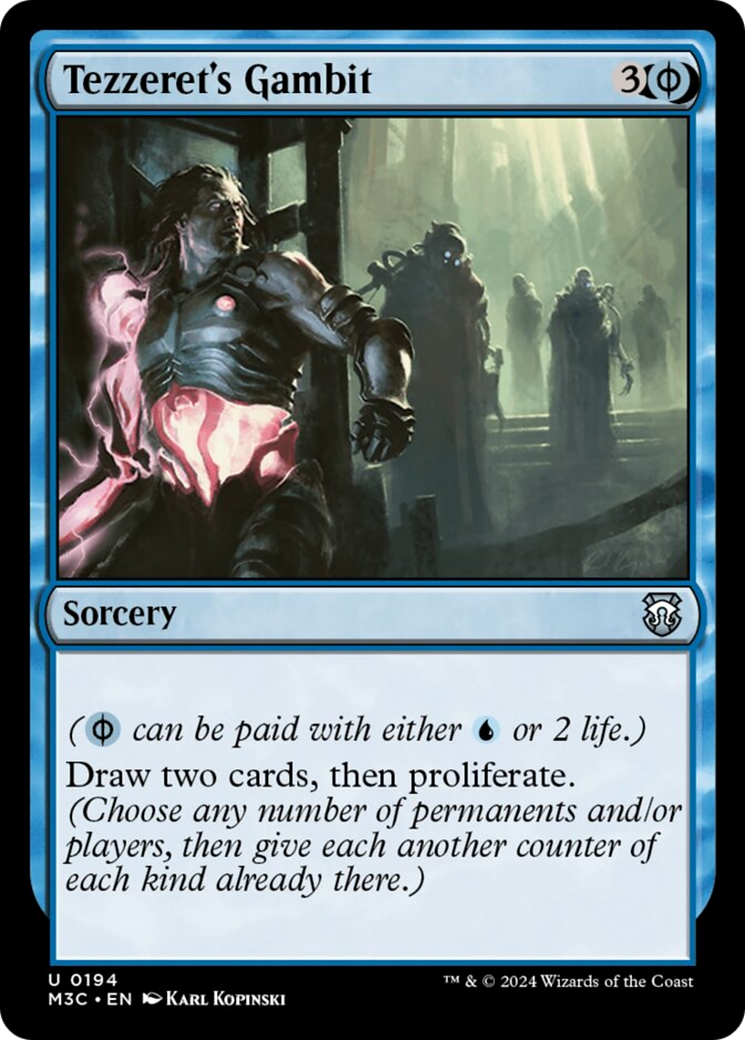 Tezzeret's Gambit (Ripple Foil) [Modern Horizons 3 Commander] | Exor Games Summserside